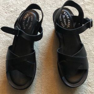 Kork-Ease Black Ava Platform Sandal